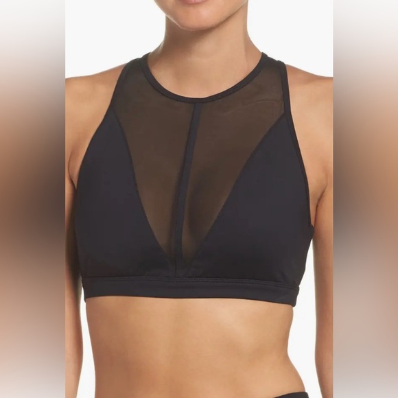 ALO Yoga Other - Alo Yoga Empower High Neck Mesh Yoga Bra